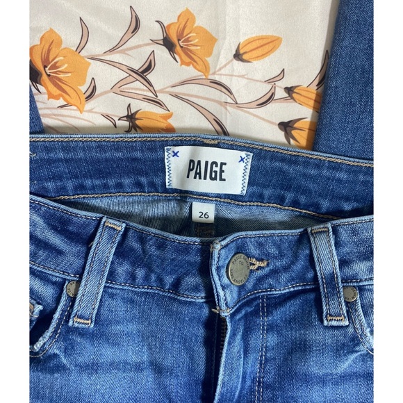 Paige Verdugo Distressed Ankle Skinny Jeans {sz 26} - Picture 6 of 7